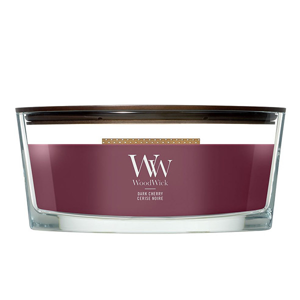 Woodwick Geurkaars Dark Cherry Ellipse (454 g) SWO00059 - 1