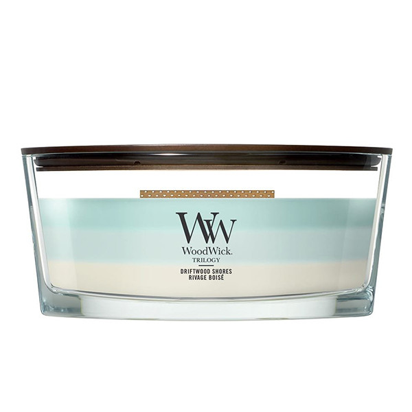 Woodwick Geurkaars Driftwood Shores Trilogy Ellipse (454 g) SWO00074 - 1