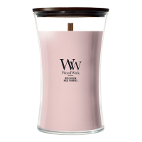 Woodwick Geurkaars Rose Blush Large Hourglass (610 g) SWO00051