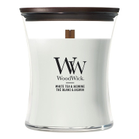 Woodwick Geurkaars White Tea & Jasmine Medium Hourglass (275 g) SWO00041
