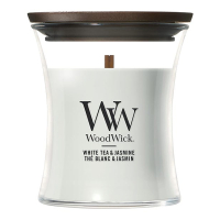 Woodwick Geurkaars White Tea & Jasmine Mini Hourglass (90 g) SWO00032