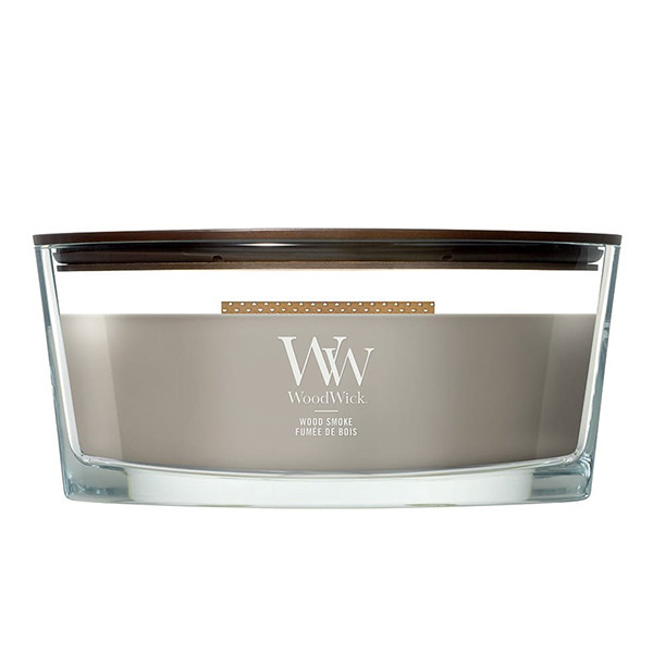 Woodwick Geurkaars Wood Smoke Ellipse (454 g) SWO00067 - 1