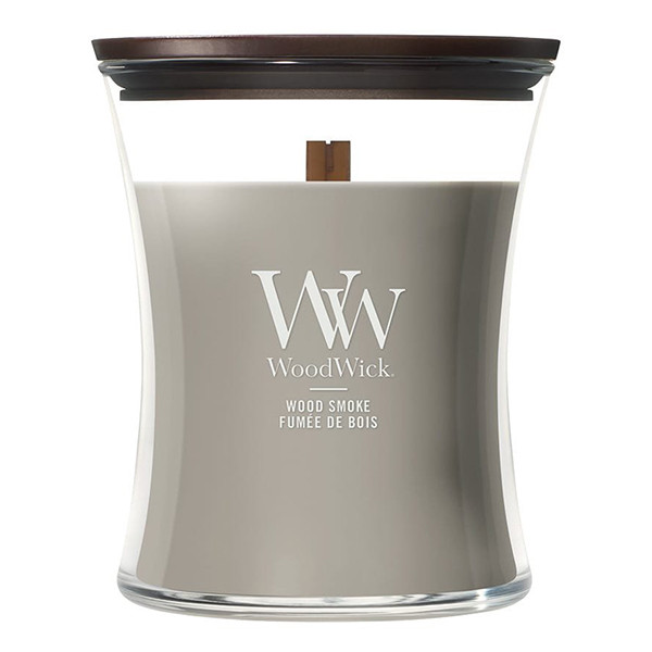 Woodwick Geurkaars Wood Smoke Medium Hourglass (275 g) SWO00042 - 1