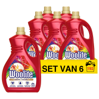 Woolite Aanbieding: Woolite Vloeibaar Wasmiddel Kleur 1,9 Liter (6 flessen - 192 wasbeurten)  SWO00008