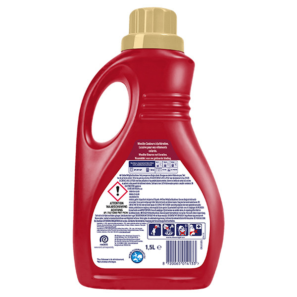 Woolite Vloeibaar Wasmiddel Bonte/Gekleurde Was 1,5 liter (25 wasbeurten) SWO00013 - 2