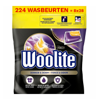 Woolite Wascapsules Zwart Donker & Denim 28 stuks (8 dozen - 224 wasbeurten)  SWO00024