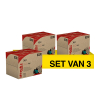 Aanbieding: 3x WypAll X60 General Clean Poetsdoeken 8370 Blauw (200 doeken) SWY00033 - 1