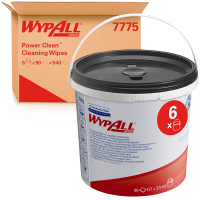 WypAll Aanbieding: WypAll Power Clean Poetsdoeken 7775 (6 verpakkingen- 90 doeken)  SWY00020