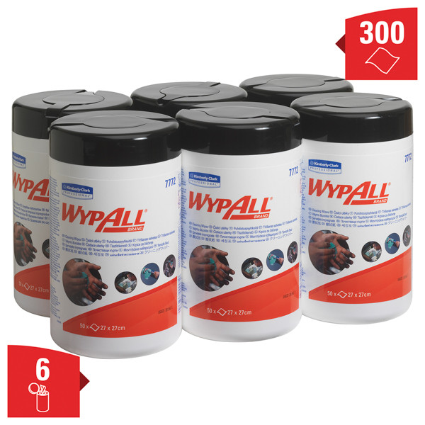 WypAll Aanbieding: WypAll Power Clean Poetsdoeken, navulling 7772 (6 verpakkingen - 50 doeken)  SWY00018 - 2