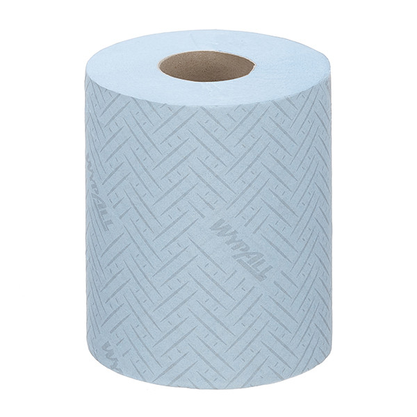 WypAll L10 1-laags Poetsdoeken  6220 - Centerfeedrol, Blauw (6 rollen)  SWY00006 - 3