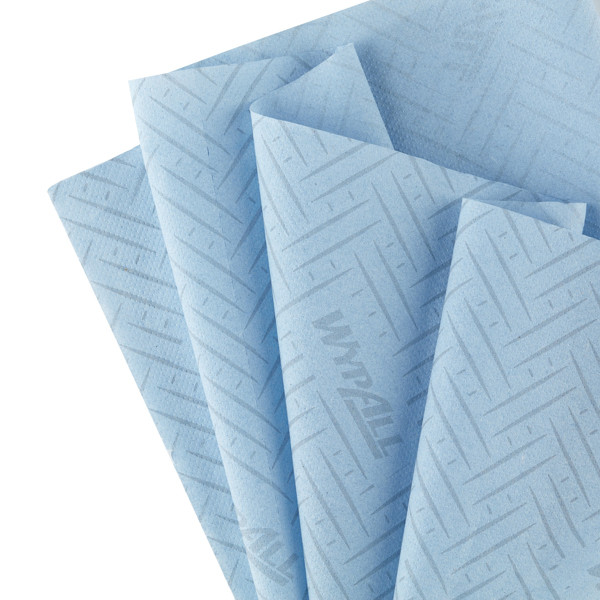 WypAll L10 Papieren Reinigingsdoeken 7255, Blauw (6 rollen)  SWY00001 - 5
