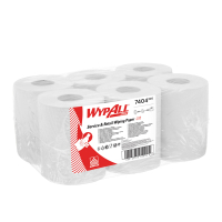 WypAll L10 Poetsdoeken 7404, Wit (6 rollen - 390 vellen)  SWY00003