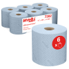 WypAll  L20 Centerfeed 7302, Blauw (6 rollen)  SWY00009 - 1