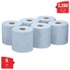 WypAll  L20 Centerfeed 7302, Blauw (6 rollen)  SWY00009 - 2