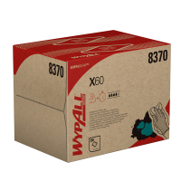 WypAll X60 General Clean Poetsdoeken 8370, Blauw (200 doeken)  SWY00013