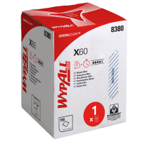 WypAll X60 General Clean Poetsdoeken 8380, Blauw  SWY00012
