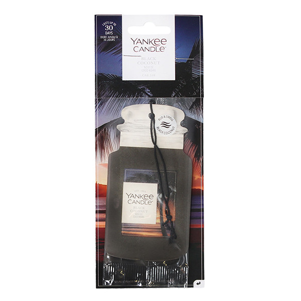 Yankee Candle 2D Car Jar Air Freshener Black Coconut SYA00317 - 1