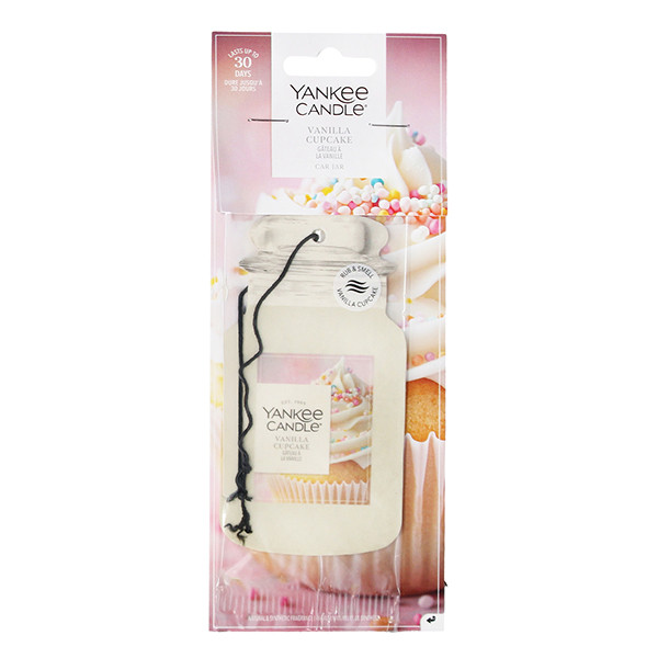 Yankee Candle 2D Car Jar Air Freshener Vanilla Cupcake SYA00320 - 1