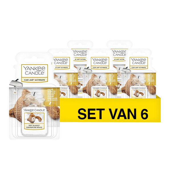 Aanbieding: Yankee Auto Luchtverfrisser | Jar Soft Blanket | 6 stuks SYA00130 - 1
