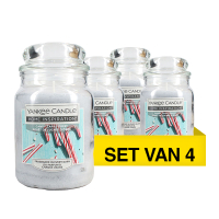 Aanbieding: Yankee Candle Home Inspiration Large Jar Candle Candy Cane Forest (4 stuks à 538 g) SYA00108 Aanbieding: Yankee Candle Home Inspiration Large Jar Candle Candy Cane Forest (4 stuks à 538 g) SYA00108