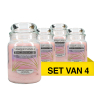 Aanbieding: Yankee Candle Home Inspiration Large Jar Candle Pink Island Sunset (4 stuks à 538 g)