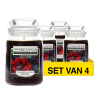 Aanbieding: Yankee Candle Home Inspiration Large Jar Candle Twilight Dahlia (4 stuks à 538 g)