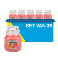 Aanbieding: Yankee Candle Home Inspiration Small Jar Candle Coral Peony (36 stuks à 104 g) SYA00052 Aanbieding: Yankee Candle Home Inspiration Small Jar Candle Coral Peony (36 stuks à 104 g) SYA00052