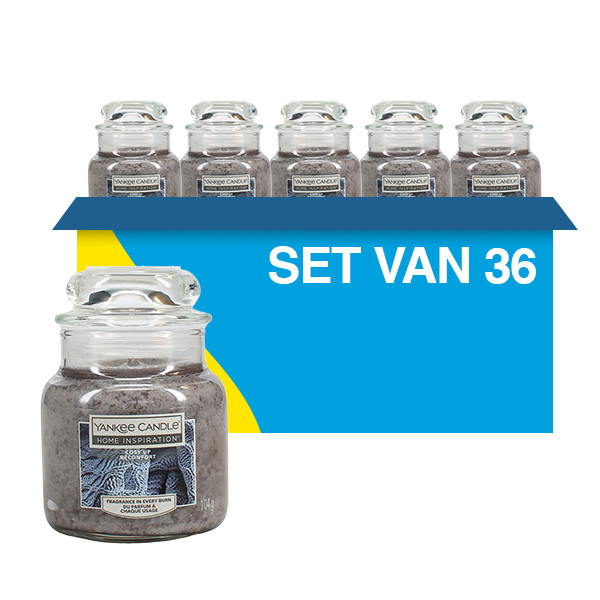 Aanbieding: Yankee Candle Home Inspiration Small Jar Candle Cosy Up (36 stuks à 104 g) SYA00044 Aanbieding: Yankee Candle Home Inspiration Small Jar Candle Cosy Up (36 stuks à 104 g) SYA00044 - 1
