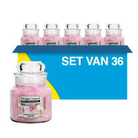 Aanbieding: Yankee Candle Home Inspiration Small Jar Candle Sugared Blossom (36 stuks à 104 g) SYA00060 Aanbieding: Yankee Candle Home Inspiration Small Jar Candle Sugared Blossom (36 stuks à 104 g) SYA00060