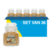Aanbieding: Yankee Candle Home Inspiration Small Jar Candle Vanilla Frosting (36 stuks à 104 g) SYA00040 Aanbieding: Yankee Candle Home Inspiration Small Jar Candle Vanilla Frosting (36 stuks à 104 g) SYA00040
