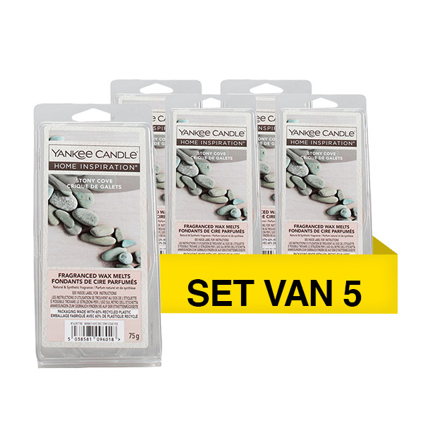 Aanbieding: Yankee Candle Home Inspiration Wax Melts Stony Cove (5 stuks à 75 g) SYA00034 Aanbieding: Yankee Candle Home Inspiration Wax Melts Stony Cove (5 stuks à 75 g) SYA00034 - 1