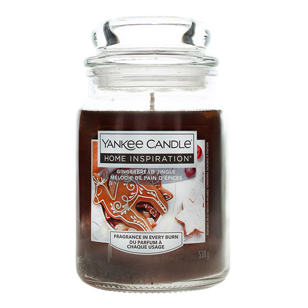 Yankee Candle Home Inspiration Large Jar Candle Gingerbread Jingle (538 g) SYA00113 - 1
