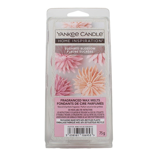 Yankee Candle Home Inspiration Wax Melts Sugared Blossom (75 g) SYA00023 Yankee Candle Home Inspiration Wax Melts Sugared Blossom (75 g) SYA00023 - 1