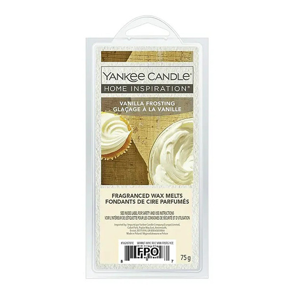 Yankee Candle Home Inspiration Wax Melts Vanilla Frosting (75 g) SYA00308 - 1