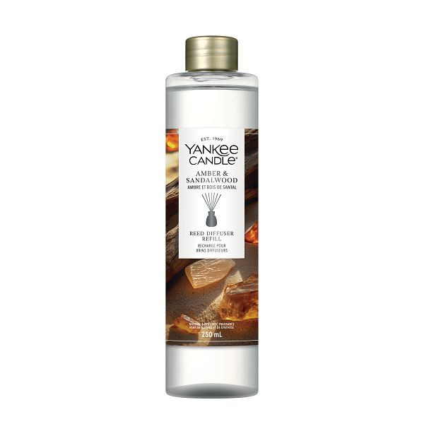 Yankee Candle Reed Diffuser Refill Amber & Sandalwood (250 ml) SYA00280 - 1