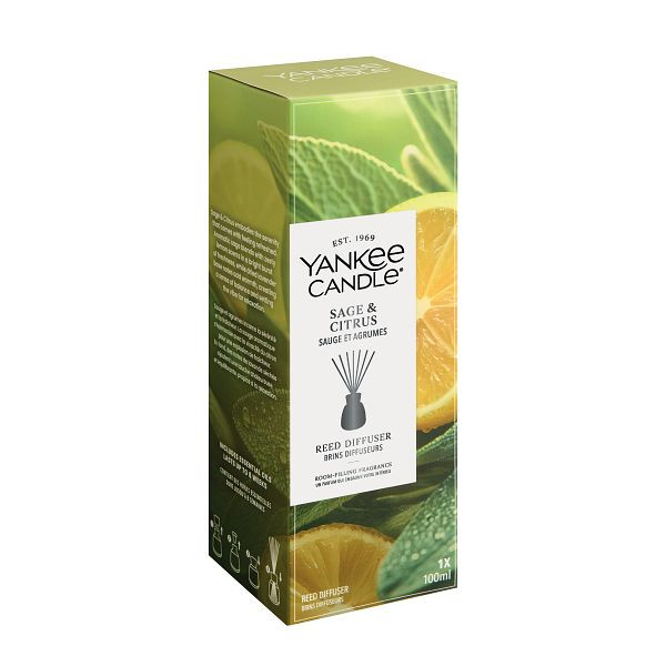 Yankee Candle Reed Diffuser Sage & Citrus (100 ml) SYA00277 - 1