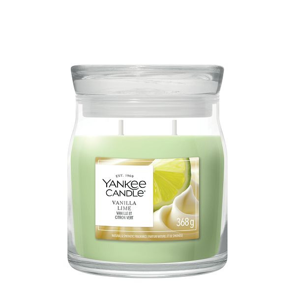 Yankee Candle Signature Medium Jar Vanilla Lime (368 g) SYA00245 - 1