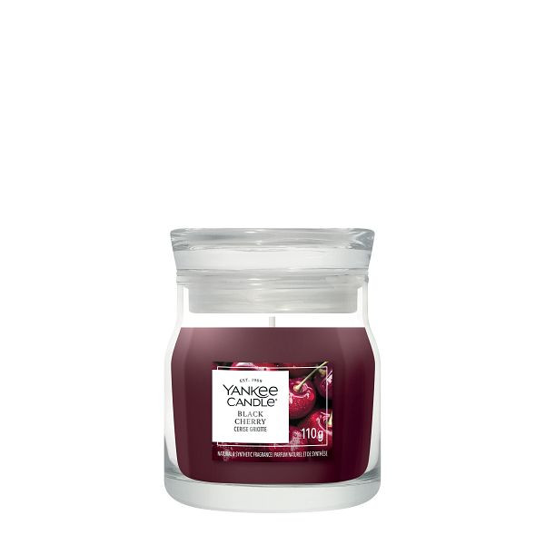 Yankee Candle Signature Small Jar Candle Black Cherry (110 g) SYA00205 - 1