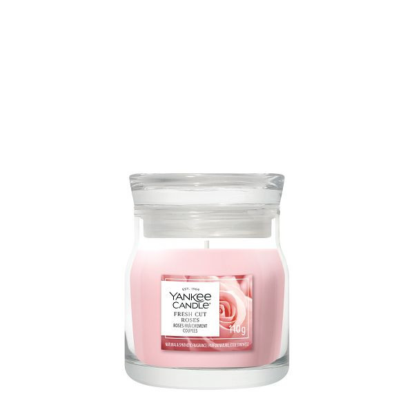 Yankee Candle Signature Small Jar Candle Fresh Cut Roses (110 g) SYA00210 - 1