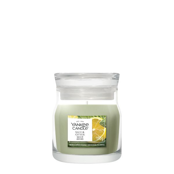 Yankee Candle Signature Small Jar Candle Sage & Citrus (110 g) SYA00218 - 1