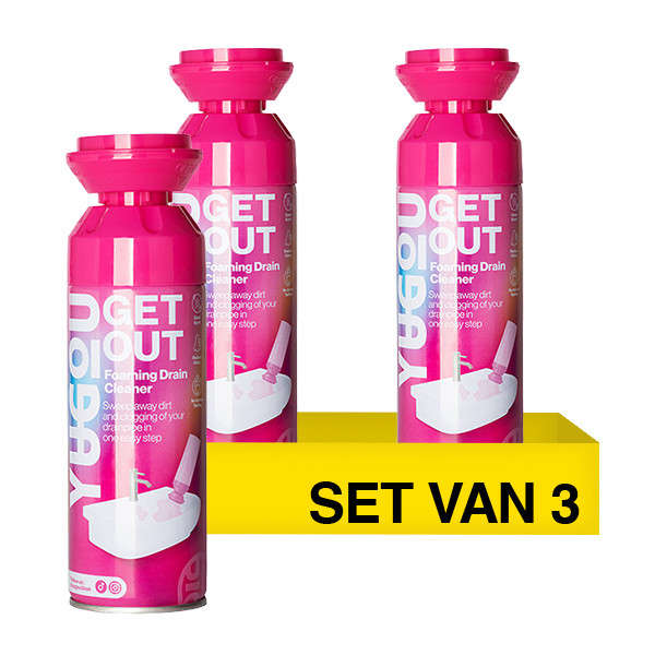 Aanbieding: Yugou Get Out Foam Afvoerreiniger (3 stuks - 450 ml) SYU00002 - 1