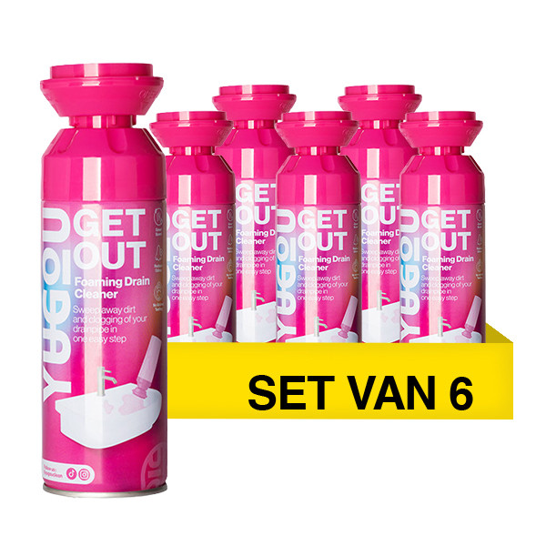 Aanbieding: Yugou Get Out Foam Afvoerreiniger (6 stuks - 450 ml) SYU00003 - 1