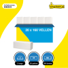 Z-vouw handdoeken 2-laags | 20 pakken | 123schoon huismerk | Geschikt voor Tork T3 dispenser SDR02013 - 3
