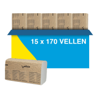 Z-vouw handdoeken 3-laags | 15 pakken | 123schoon huismerk | Geschikt voor Tork H3 dispenser SDR02015