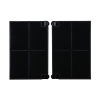 Zanussi EFF55 / 50232980008 koolstoffilter voor afzuigkap (2 stuks, 123schoon huismerk) SZA00010 - 1