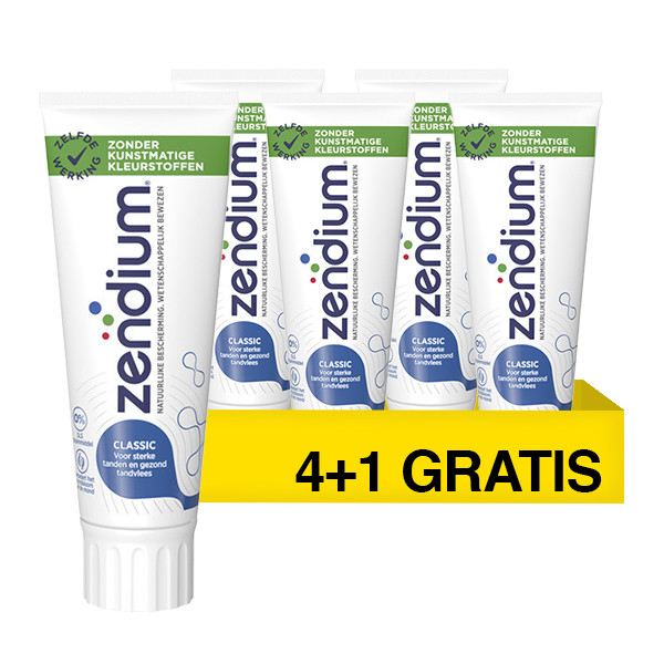 4 +1 gratis Zendium Classic tandpasta (75 ml) SZE01046 - 1