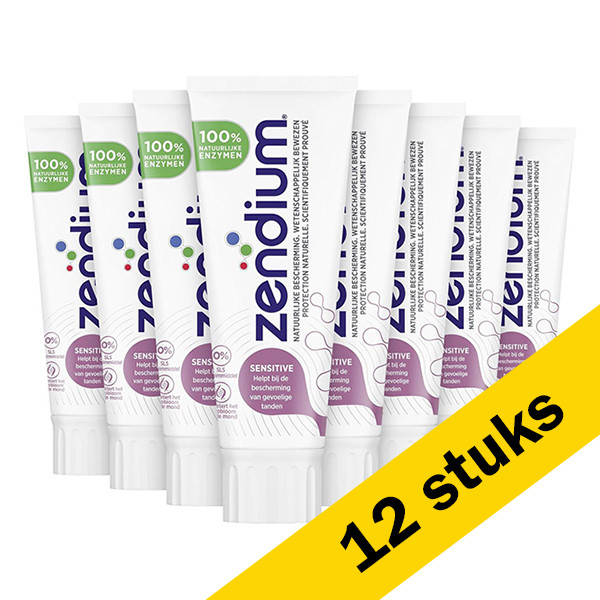 Zendium Aanbieding: Zendium Tandpasta Sensitive (12x 75 ml)  SZE01009 - 1