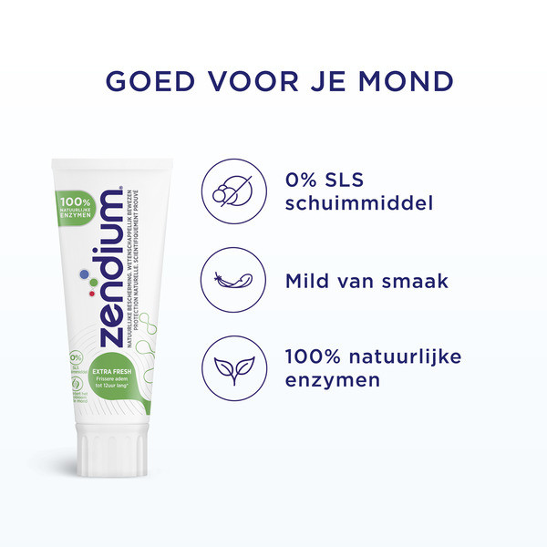 Zendium Tandpasta Extra Fresh (75 ml) SZE01002 - 5