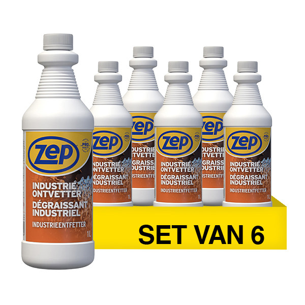 Aanbieding: Zep Industrie Ontvetter (6 stuks à 1 liter) SZE01064 - 1