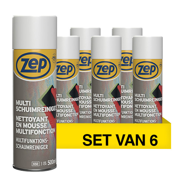 Aanbieding: Zep Multi Schuimreiniger (6 stuks - 500 ml) SZE00118 - 1